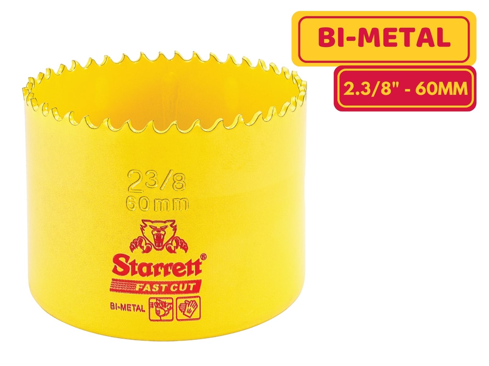 SERRA COPO STARRETT 60MM 2.3/8 FCH0238-G