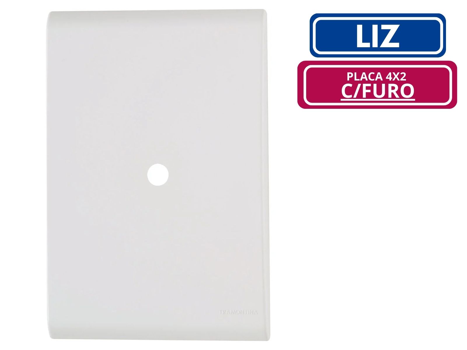 PLACA LIZ 4X2 FURO TRAMONTINA 57106/002