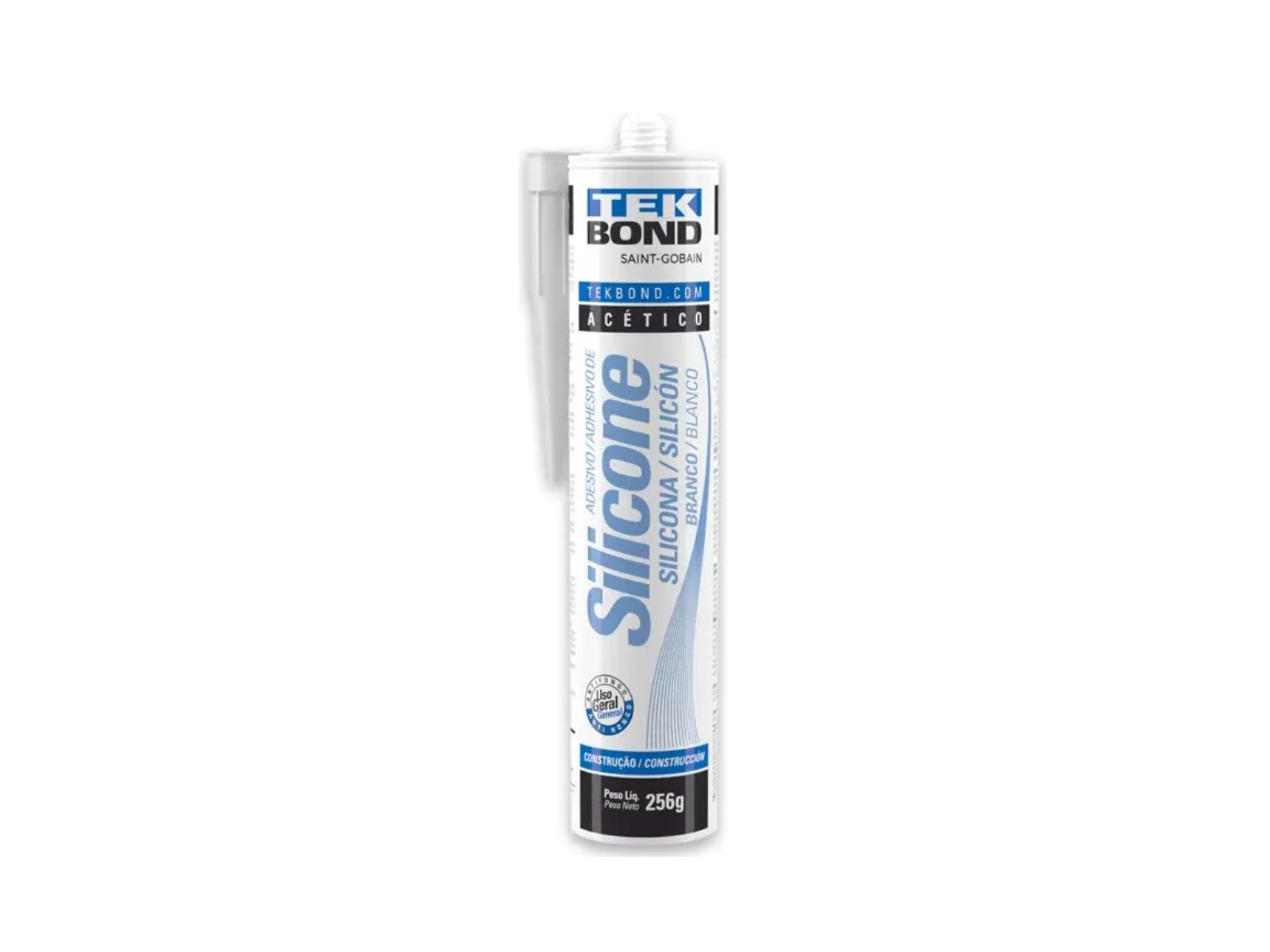 SILICONE TEKBOND ACETICO BRANCO 256G