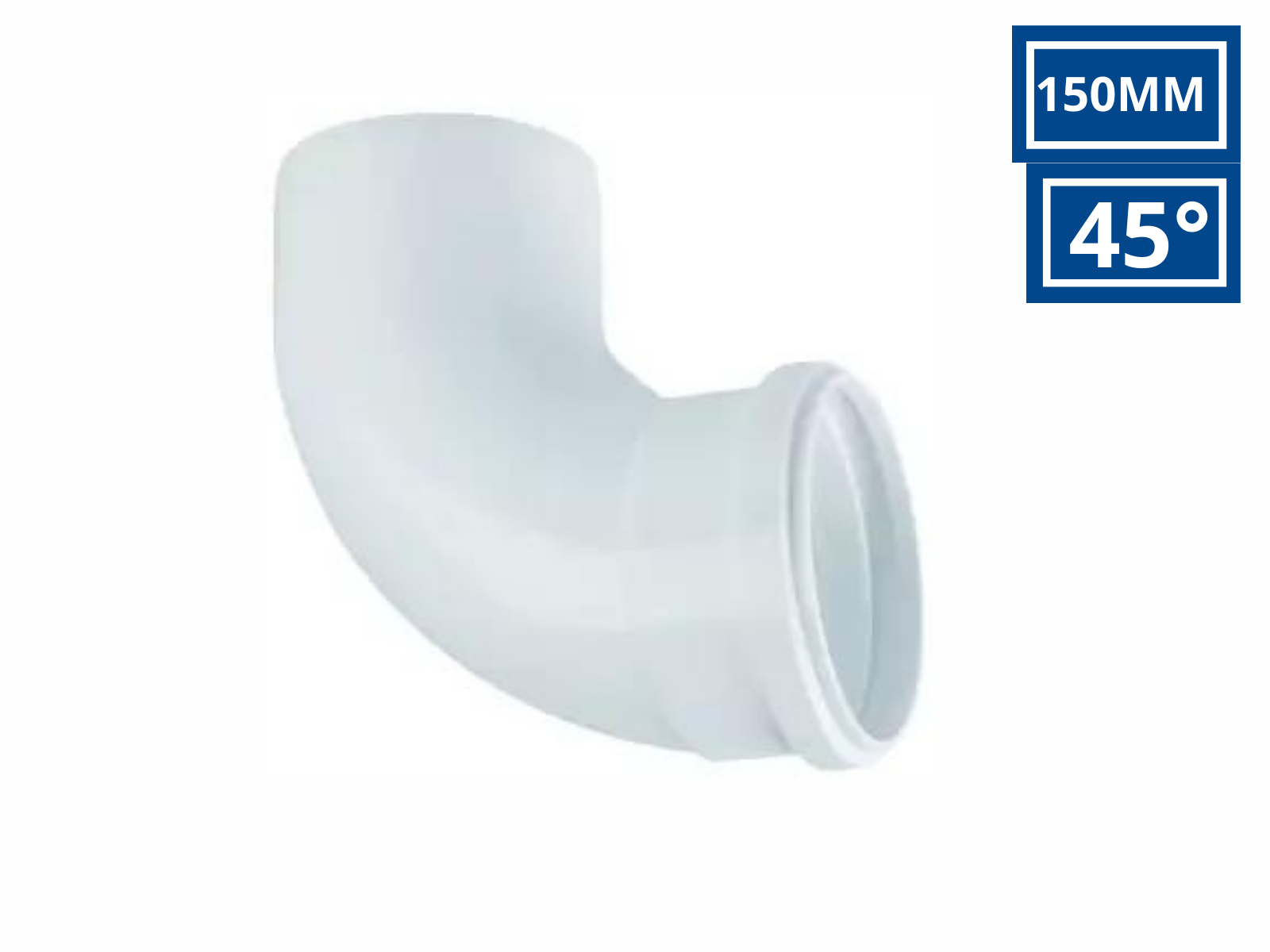 JOELHO ESGOTO PLASTUBOS 45 150MM