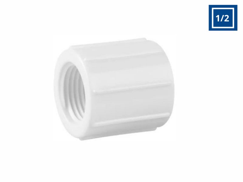 LUVA ROSCAVEL PLASTUBOS 1/2