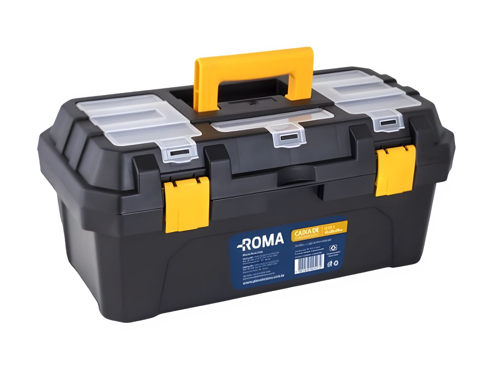 CAIXA P/FERRAMENTAS PVC ROMA 20” 51CM X 27CM X 19CM