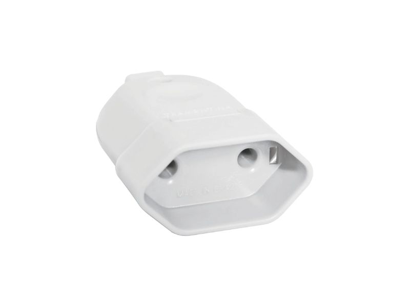 PINO FEMEA 2P 10A BRANCO TRAMONTINA 57402252