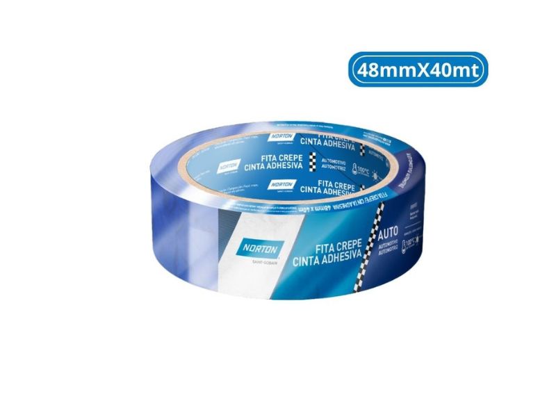FITA CREPE NORTON AUTOMOTIVO AZUL 48MM X 40M