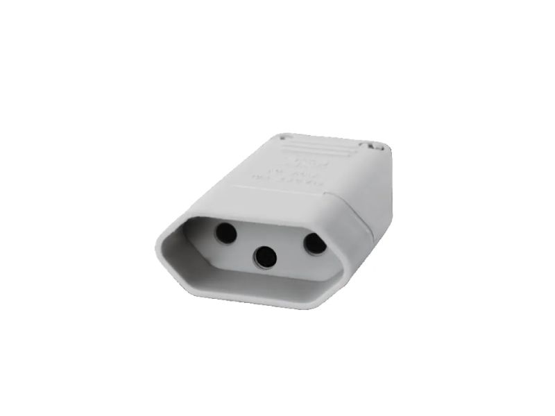 PINO FEMEA PERLEX 2P+T 20A PRETO 2046