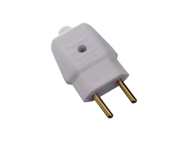 PINO MACHO 2P 10A CINZA PERLEX 1031CZ