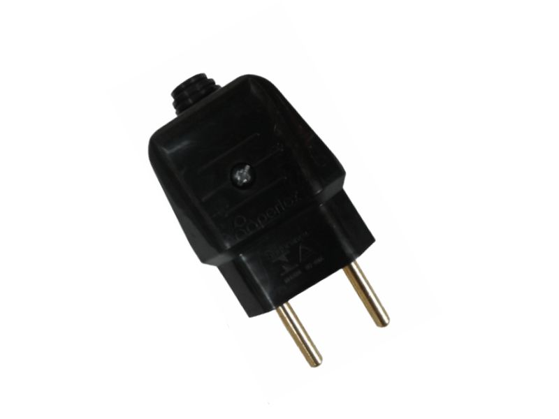 PINO MACHO 2P 10A PRETO PERLEX 1031PR