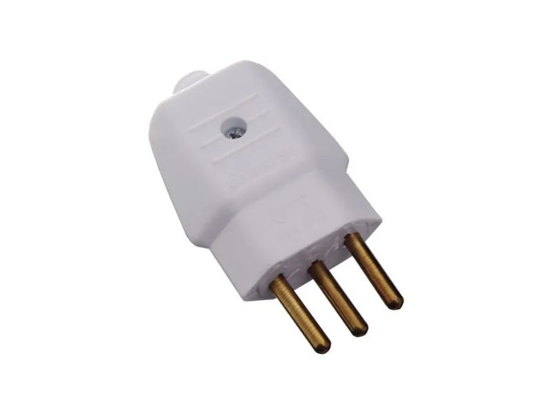 PINO MACHO 2P+T 20A CINZA PERLEX 1038CZ