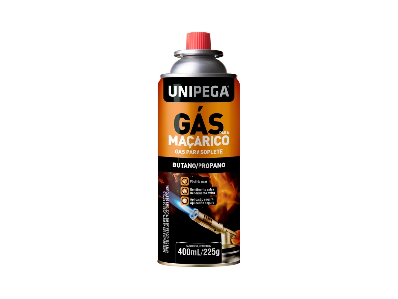 GÁS PARA MAÇARICO UNIPEGA 400ML/225GR