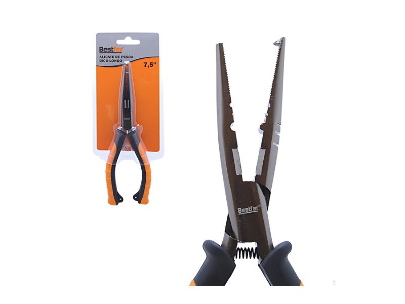 ALICATE DE PESCA BICO LONGO BESTFER 7”