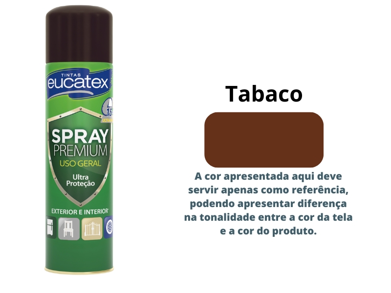TINTA SPRAY EUCATEX MULTIUSO 400ML TABACO