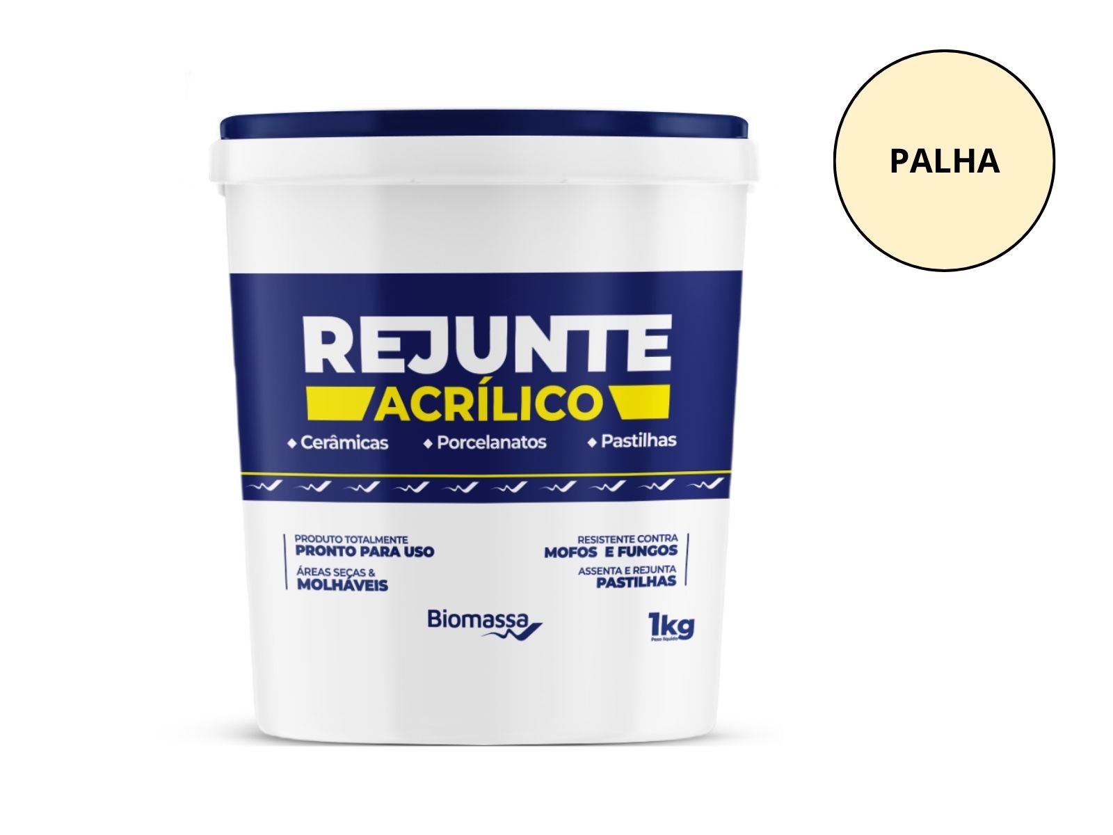 REJUNTE ACRIL. BIOMASSA PALHA 1KG