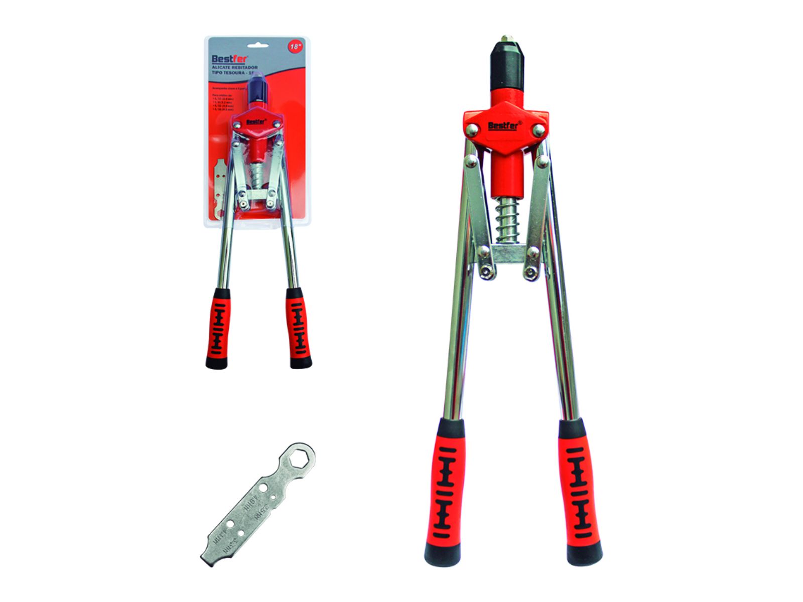 ALICATE REBITADOR ALAVANCA 18” BESTFER
