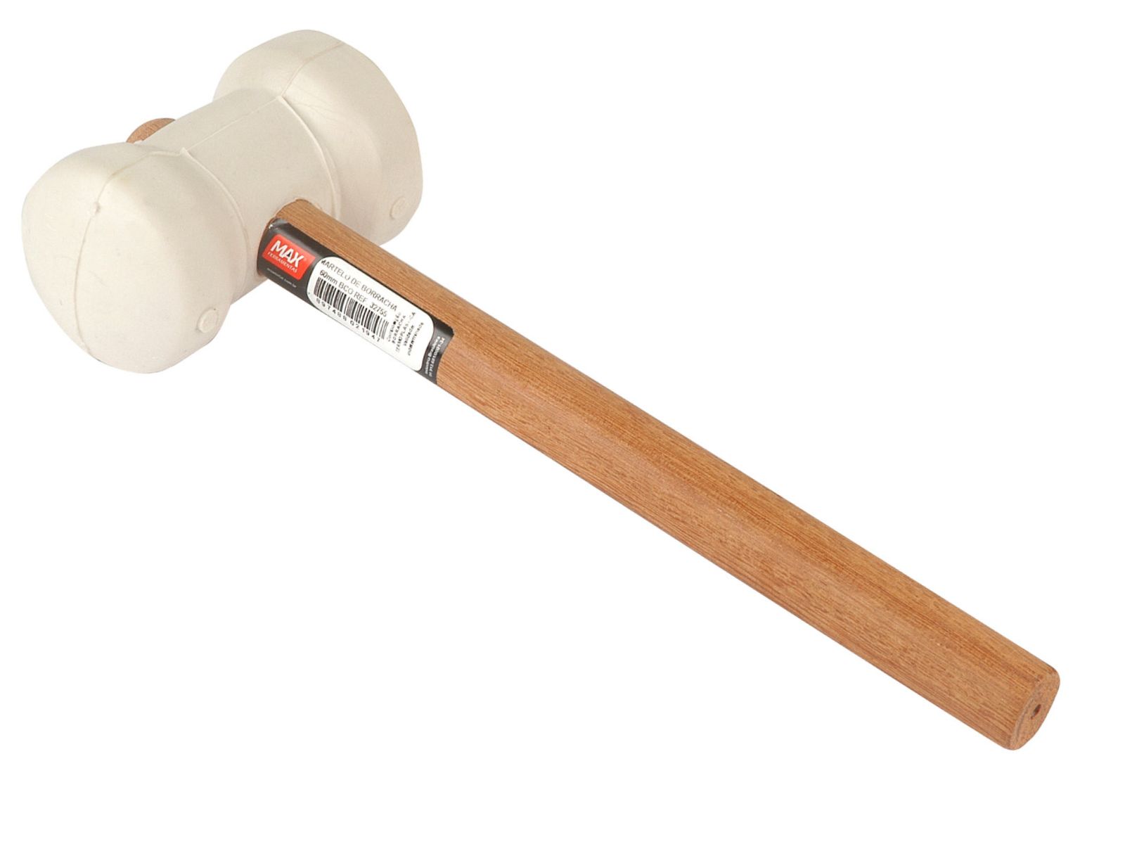 MARTELO DE BORRACHA MAX BRANCO 80MM MARTELO DE BORRACHA MAX PRETO 80MM 32355