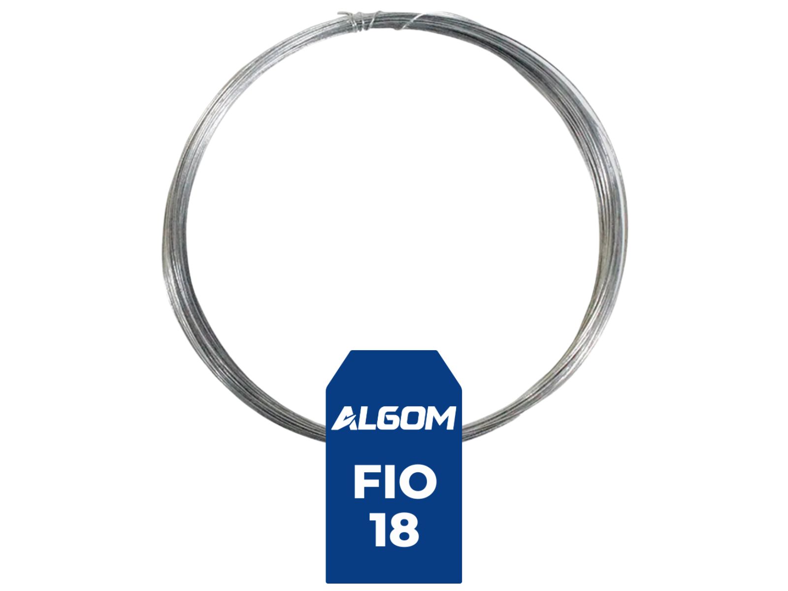 ARAME GALVANIZADO C/10MTS  ALGOM Nº18