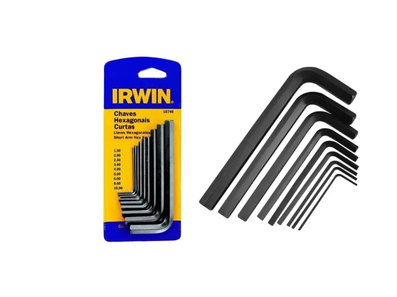 CHAVE ALLEN IRWIN EM MILIMETRO C/9   1,5 A 10 CURTA