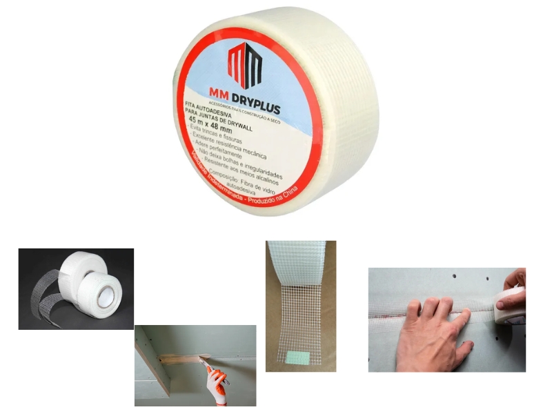 FITA TELADA FIBRA VIDRO MM 48MMX45MT