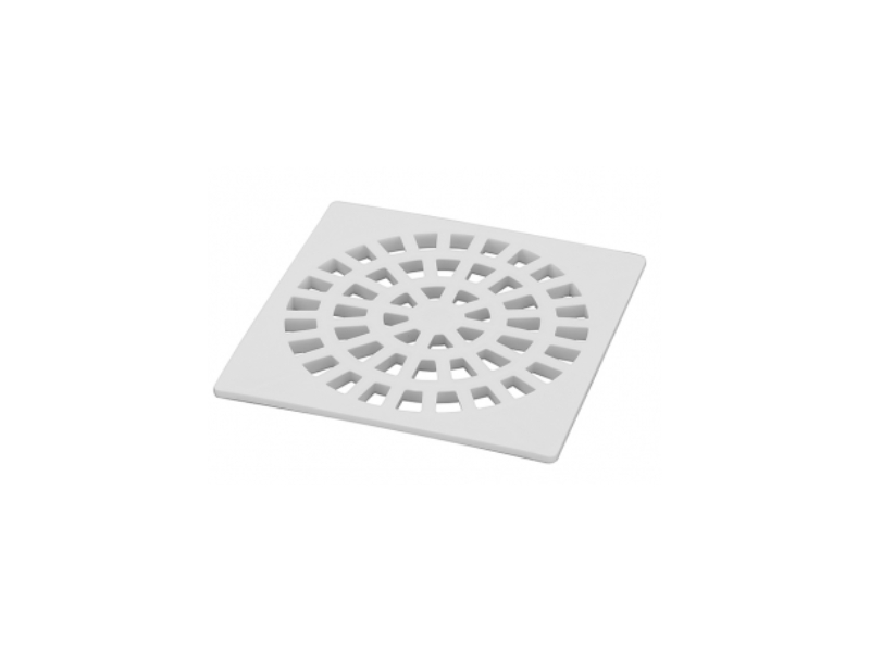 GRELHA QUADRADA PVC  PLASTUBOS 100MM