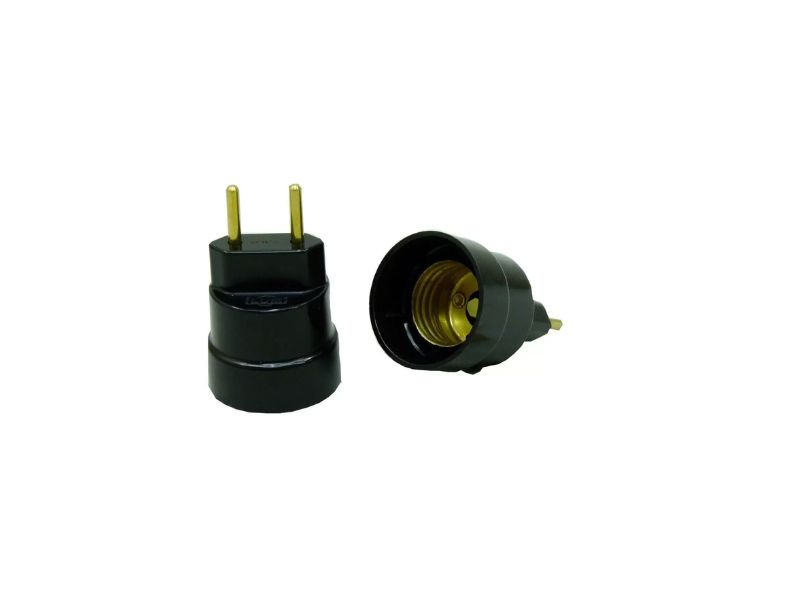 PORTA LAMP. MELFI PRETO C/PINO 10120