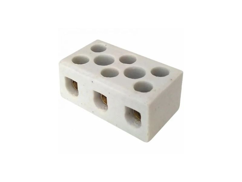 CONECTOR DE PORCELANA MELFI TRIPOLAR 10MM 10114