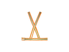 COLETE REFLETIVO LARANJA TIPO X PLASTCOR