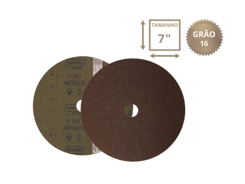 DISCO LIXA NORT. METALITE F247 7   16