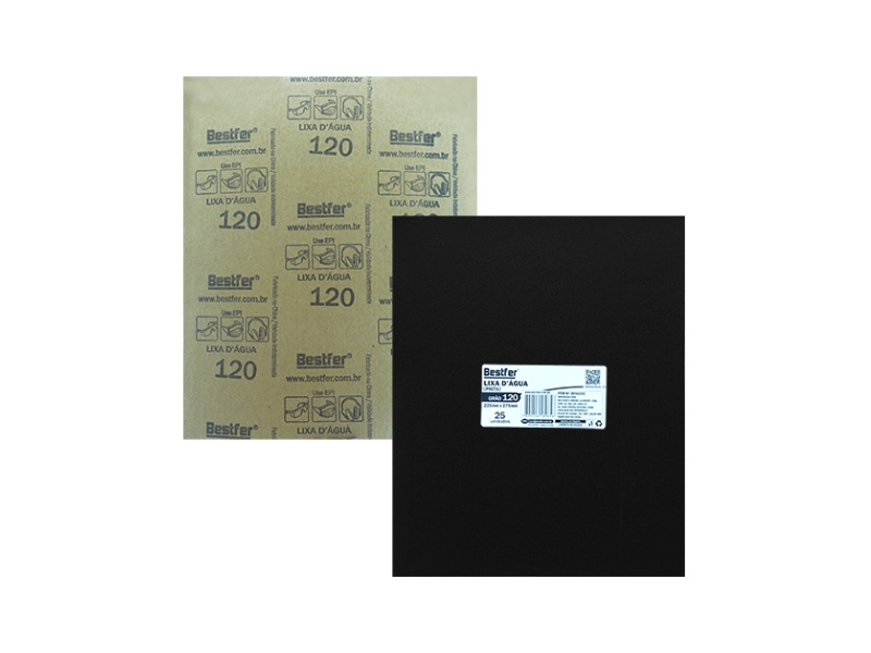 LIXA DAGUA  GRÃO 120  C/25 BESTFER