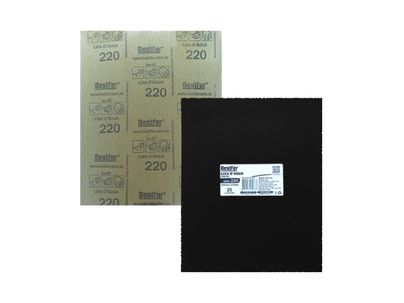 LIXA DAGUA  GRÃO 220  C/25 BESTFER