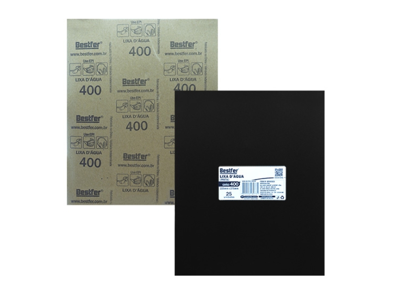 LIXA DAGUA  GRÃO 400  C/25 BESTFER