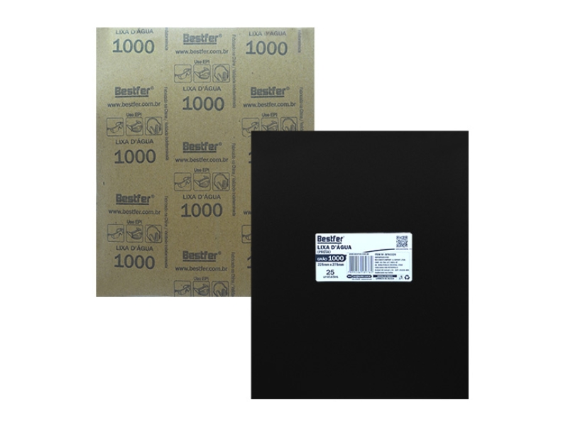 LIXA DAGUA  GRÃO 1000  C/25 BESTFER