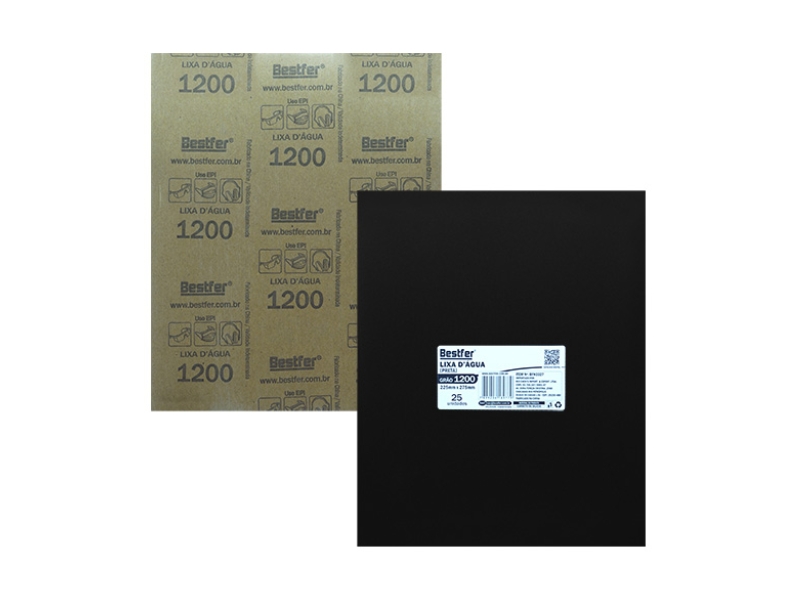 LIXA DAGUA  GRÃO 1200  C/25 BESTFER