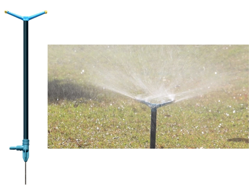 IRRIGADOR PVC 6 FUROS C/HASTE ARAUJO 50CM