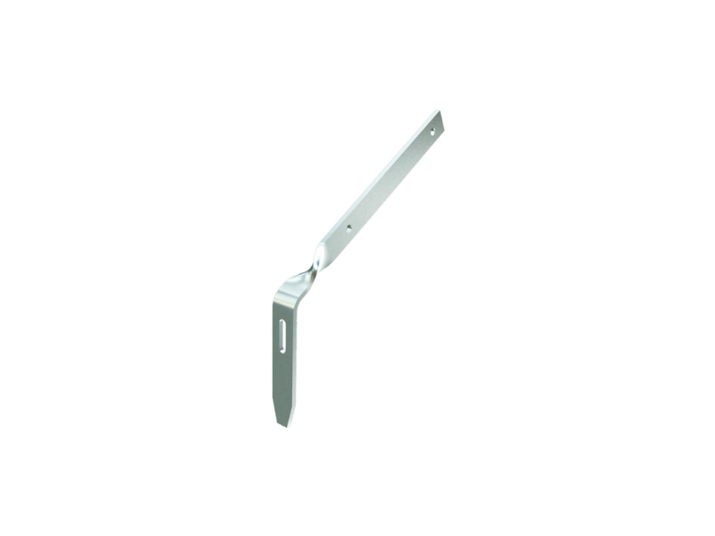 SUPORTE DE ALUMINIO TORCIDO PARA CALHA ROSINOX