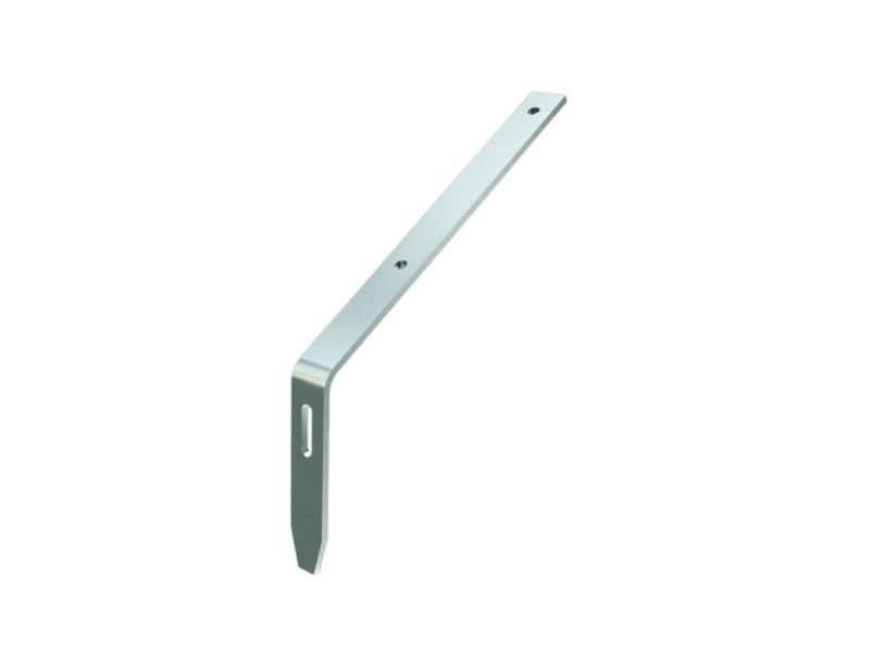 SUPORTE DE ALUMINIO RETO PARA CALHA ROSINOX