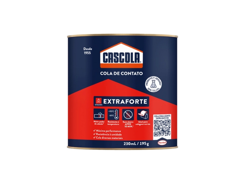 COLA DE CONTATO CASC EXTRA S/TOLUOL 195G