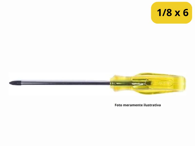 CHAVE PHILIPS STANLEY 1/8 X 6 STHT65203-LA