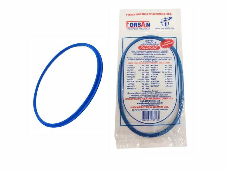 BORRACHA PANELA PRESSAO MULTIUSO 4.1/2 SILICONE AZUL FORSAN