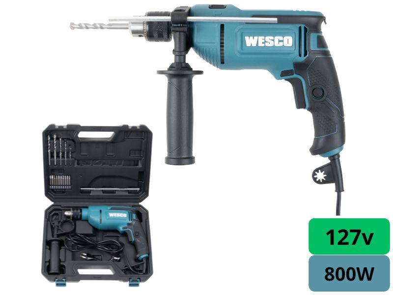 FURADEIRA C/MAL.WESCO 127V 800W WS3179KU