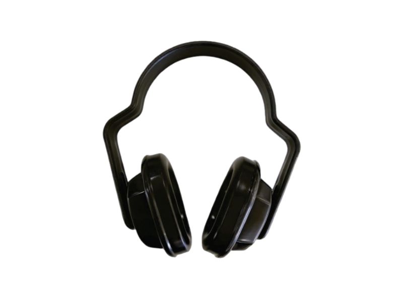 ABAFADOR DE RUIDO PLASTCOR - TIPO CONCHA - PRETO  C.A. 19714