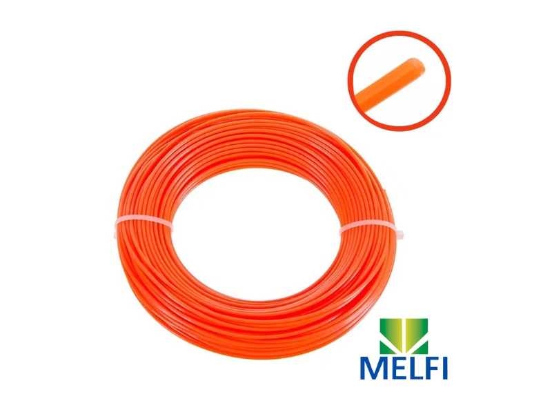 FIO DE NYLON REDONDO 2,4 MM 10MT MELFI