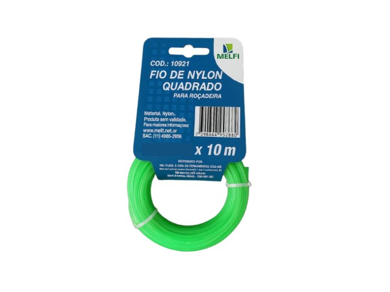 FIO DE NYLON QUADRADO 3,0 MM 10MT MELFI