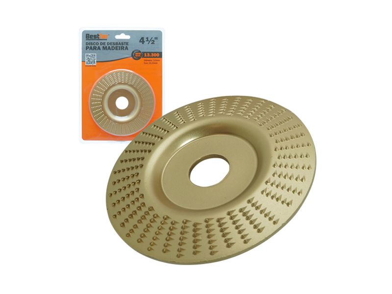DISCO DE DESBATE P/MADEIRA BESTFER 4.1/2” - 115MM