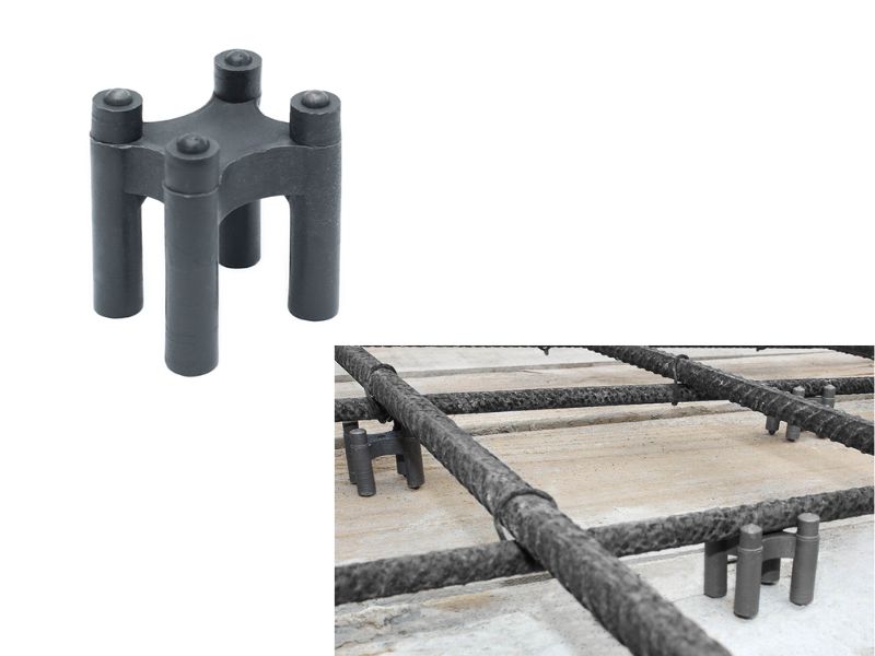 ESPAÇADOR CADEIRINHA PARA VERGALHÃO 15MM E 20MM C/50