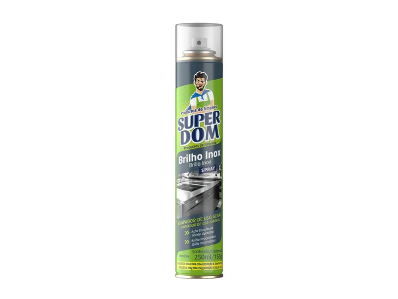 BRILHO INOX SUPER DOM BASTON 250ML