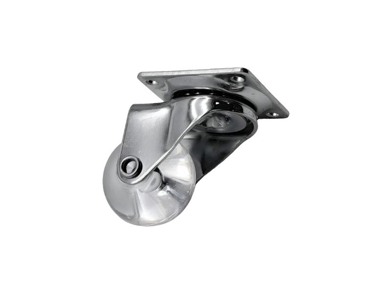 RODIZIO GIRATORIO JOMARCA TRANSPARENTE 35MM SEM FREIO