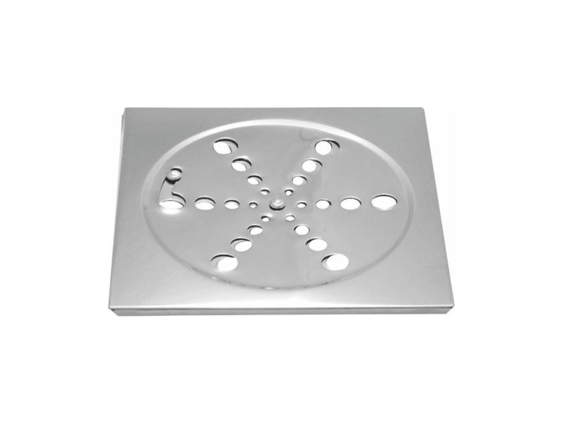 GRELHA METROX QUADRADA METAL SEM CAIXA 15CM