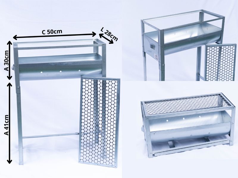 CHURRASQUEIRA GALVANIZADA QUEIROZ N°2