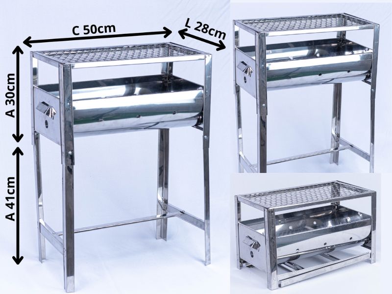 CHURRASQUEIRA INOX QUEIROZ N°2