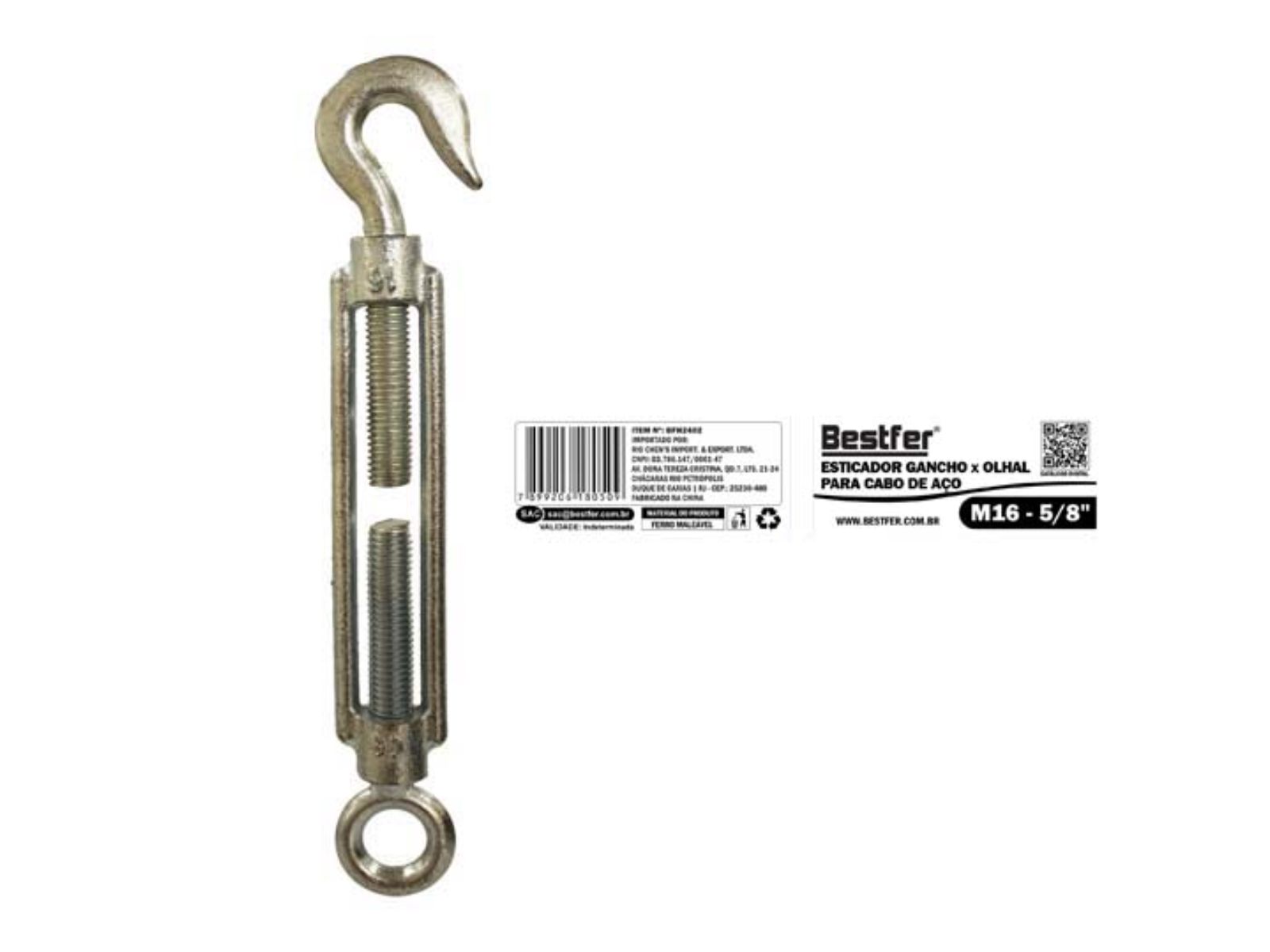 ESTICADOR BESTFER PARA CABO DE ACO 5/8