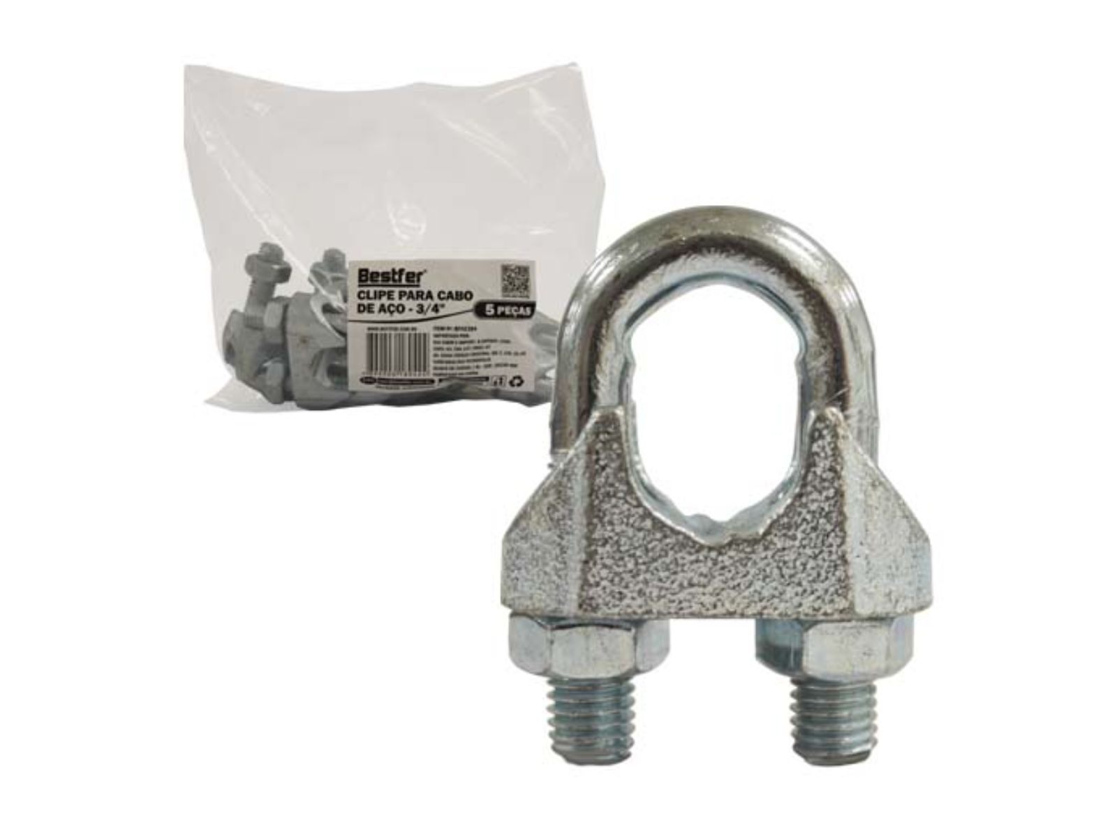 CLIPS BESTFER PARA CABO DE ACO 3/4 PCT C5